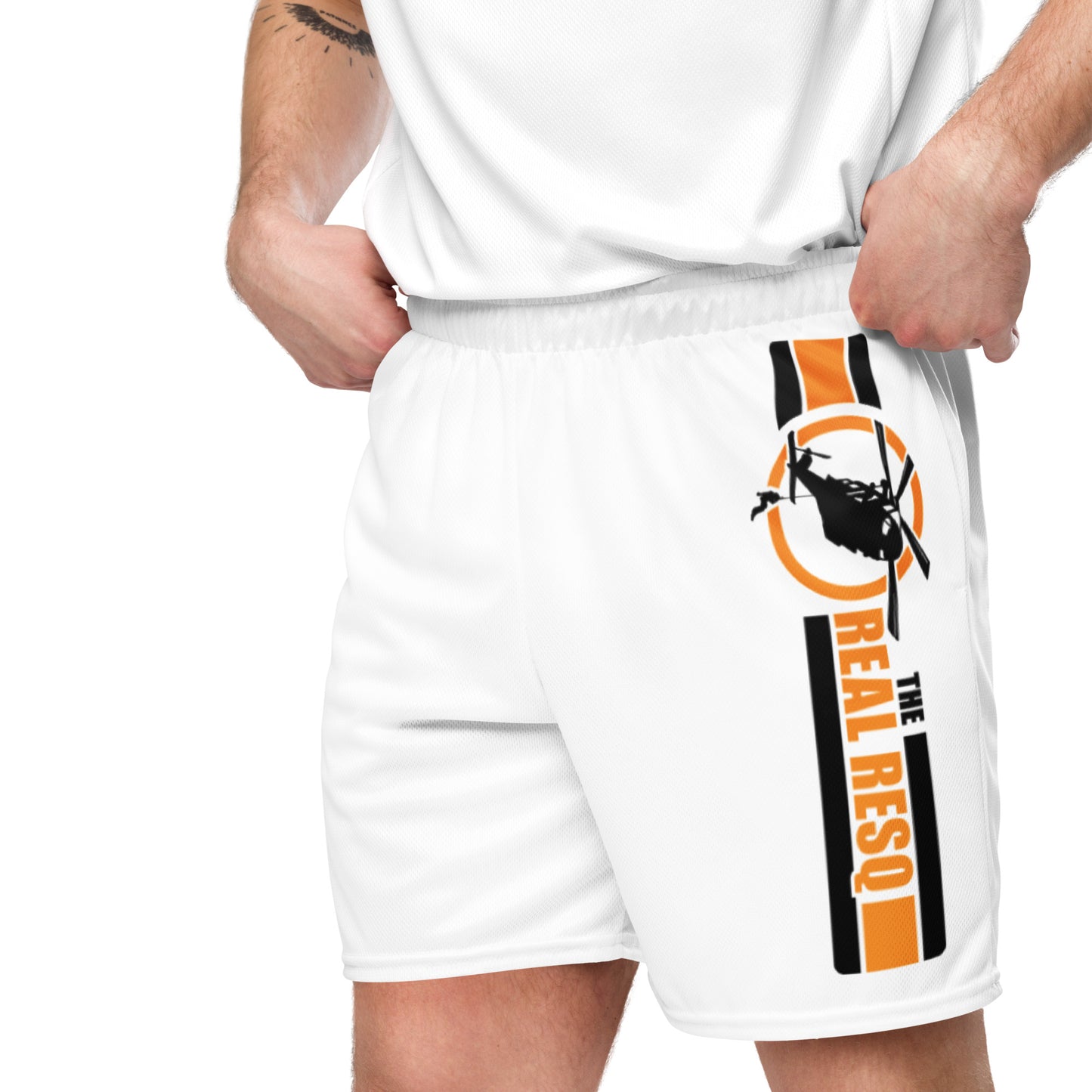 The Real ResQ Unisex mesh shorts